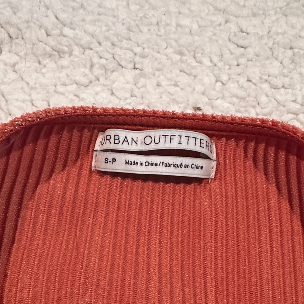 Urban Outfitters Terracotta Pleated Blouse - Picture 2 of 4